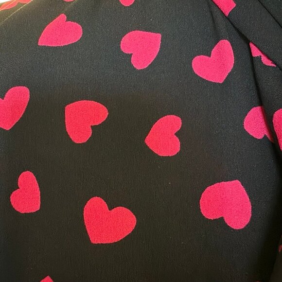 NWOT! Kate Spade New York Hearts Print Dress. Size: 6.  Runs true to size. - Picture 7 of 13